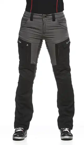 Sweep Chief Dame MC-Bukse Svart/Grå