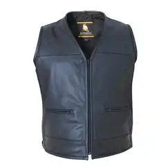 Bullfighter Buffalo Skinnvest V-cut Svart Svart