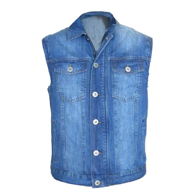 Bullfighter Denim Vest Blå 