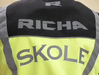 Richa Sleevless Jacket Fluo/Gul m/Skole