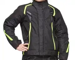 Sweep Wolverine 2 Barn MC-Jakke Svart/Gul