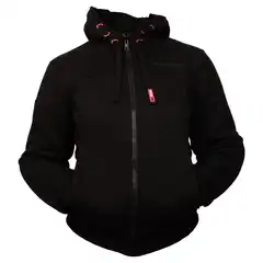 Bullfighter Atlas Dame Hoodie Svart/Rosa