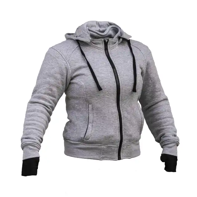 Bullfighter Slasher Dame MC-Hoodie Grå 