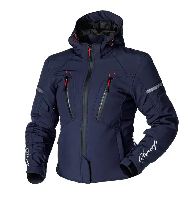 Sweep Flawless Softshell MC-Jakke Navy Blå 