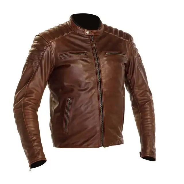 Richa Daytona 2 Skinnjakke Mørkebrun 