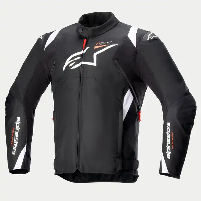 Alpinestars T-SP-1 V2 MC-Jakke Svart/Hvit 