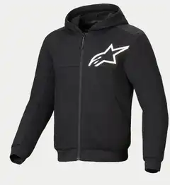 Alpinestars Chrome V2 MC-Hoodie Svart/Hvit