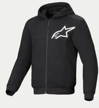 Alpinestars Chrome V2 MC-Hoodie Svart/Hvit