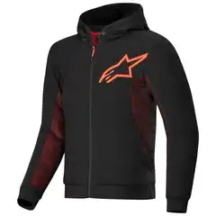 Alpinestars Chrome Air V2 MC-Hoodie Svart/Oransje
