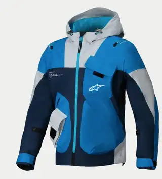 Alpinestars Mogress Air MC-Jakke Blå/Sand