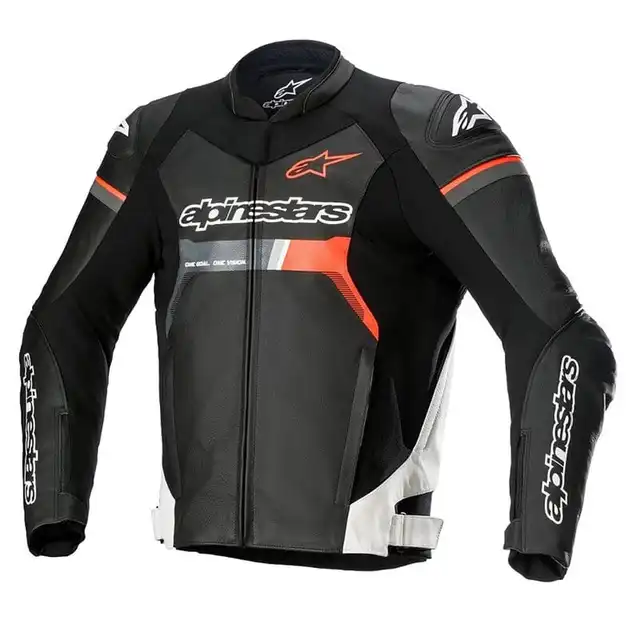 Alpinestars Skinnjakke GP Force Tech Air Svart/Hvit/Rød 