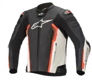 Alpinestars Skinnjakke Missile v2 Svart/Hvit/Rød