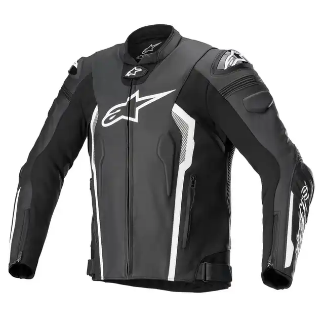 Alpinestars Skinnjakke Missile v2 Svart/Hvit 
