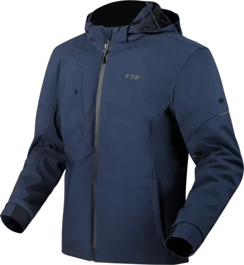 LS2 Bolton Softshell MC-Jakke Navy Blå