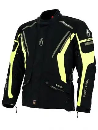 Richa Cyclone Gore-Tex MC-Jakke Svart/Gul
