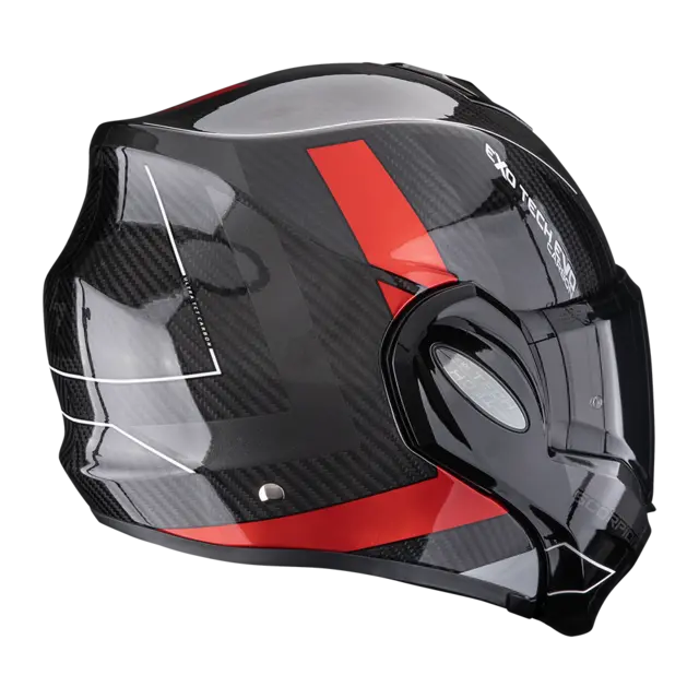 Scorpion EXO-TECH EVO CARBON Rød CARBON CAD Svart/Rød 
