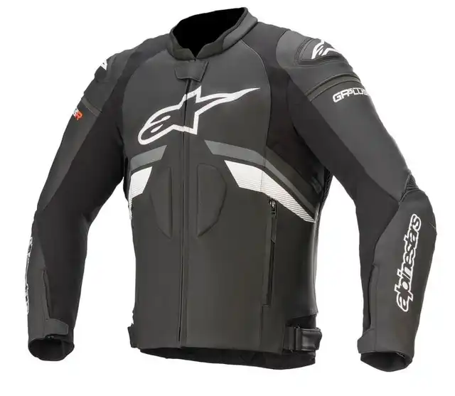 Alpinestars Skinnjakke GP Plus R v3 Svart/Hvit 
