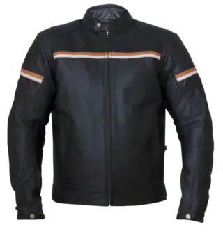 Bullfighter Tommy Skinnjakke Sva/Hvit/Ora