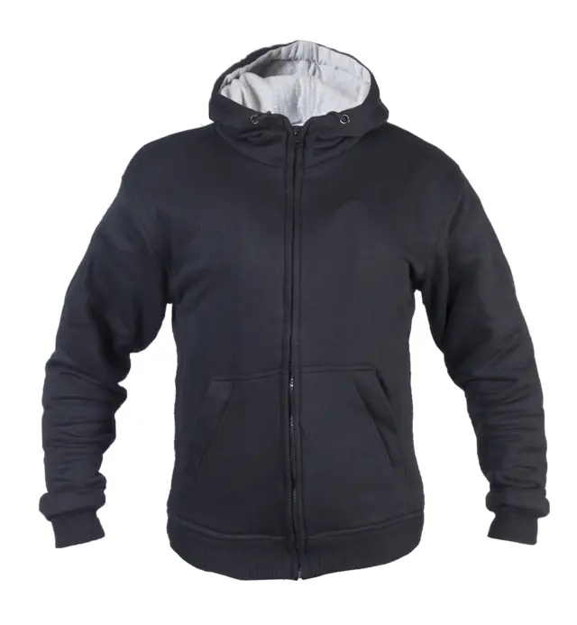 Bullfighter Viking Kevlar MC-Hoodie Svart 