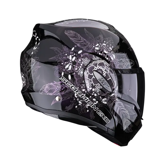 Scorpion EXO-TECH EVO DREAM Svart Flip-Back Åpningshjelm fra Scorpion 