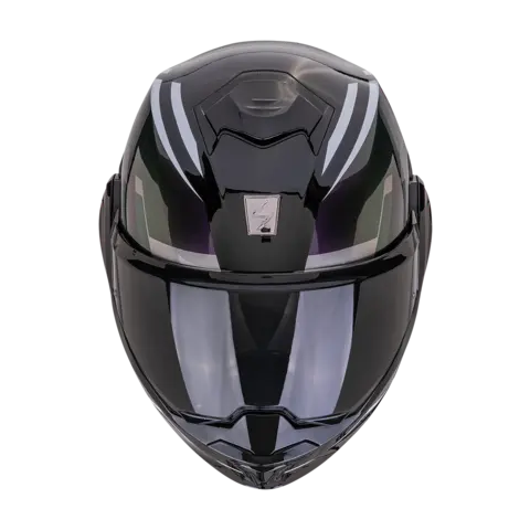 Scorpion EXO-TECH EVO FURIO Tricolor Flip-Back Åpningshjelm fra Scorpion