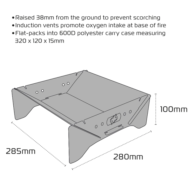 Oxford  FirePit (including the case) Oxford FirePit (including the case) 