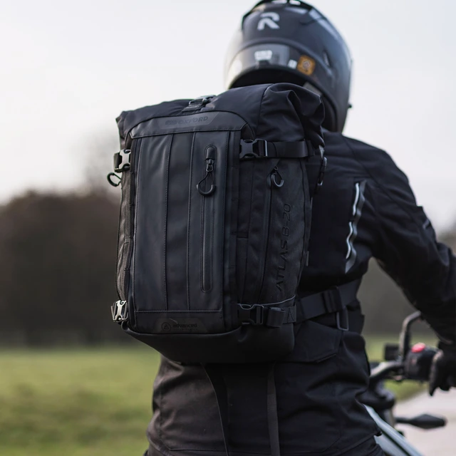 Oxford Atlas B-20 Advanced Backpack Blk Avansert og behagelig Ryggsekk 20L 