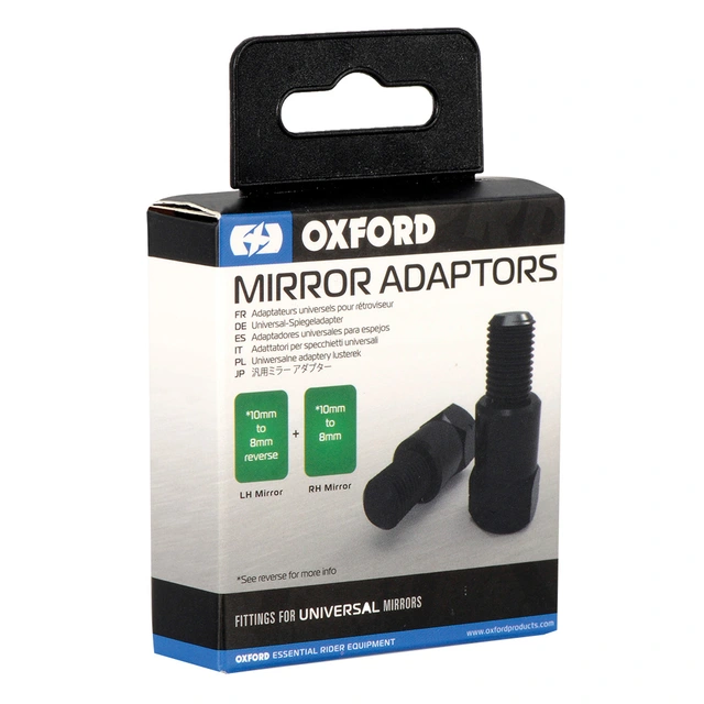 Oxford Mirror Adaptors - 10mm to 8mm Speiladaptere x2 