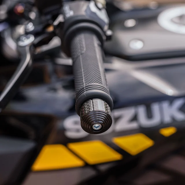 Oxford CarbEnds 2 - Silver Styreende med vekt 