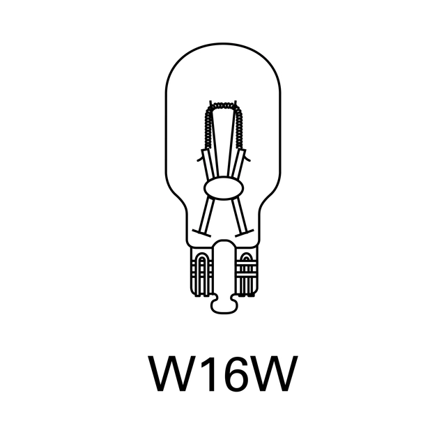 Oxford W16W Brake/Indicator/Reverse Bulb 12V-pære 