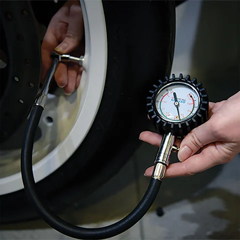 Oxford Tyre Gauge Pro (dial type)0-60psi Lufttrykkmåler fra Oxford