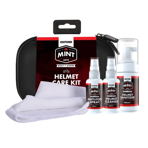 Oxford Mint Helmet Care Kit Hjelmpleiesett fra Oxford