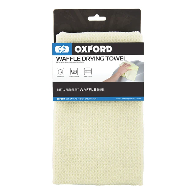 Oxford WaffleDryingTowelYellow80x40cm Waffle Drying Towel Yellow 80x40cm 