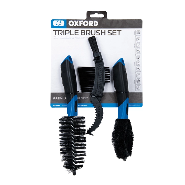 Oxford Triple Brush Set Trippel-Børstesett fra Oxford 