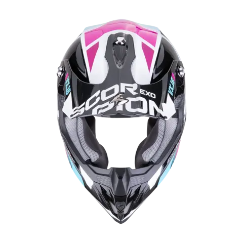 Scorpion VX-16 EVO Svart/Blå/Rosa ANALOG Svart/Blå/Rosa