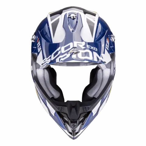 Scorpion VX-16 EVO Hvit/Blå/Gul ANALOG Hvit/Blå/Gul 