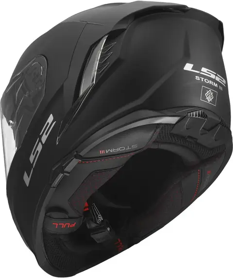 LS2 MC-Hjelm FF818 Storm III Matt Svart