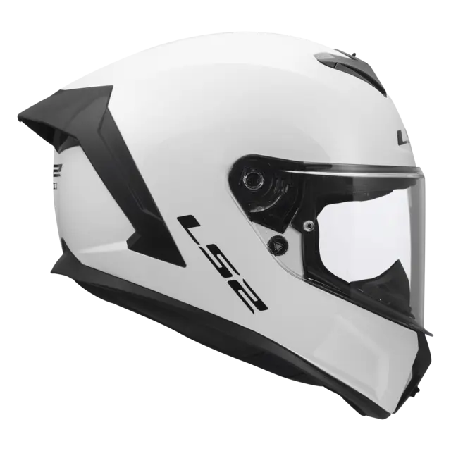 LS2 MC-Hjelm FF820 Rapid III Gloss Hvit 