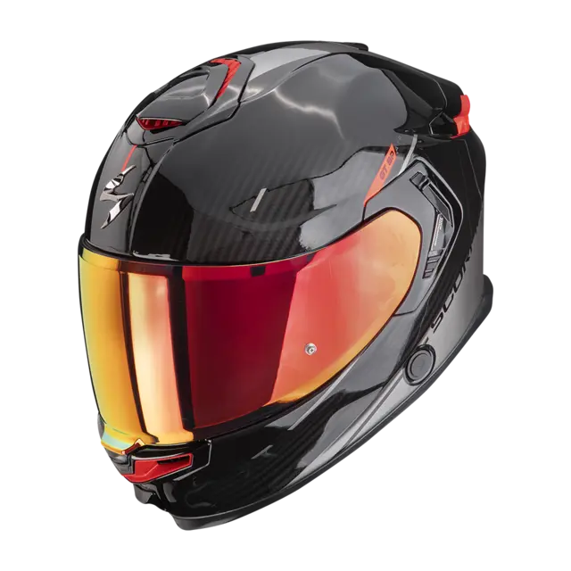 Scorpion EXO-GT SP AIR ASPHALT Svart/Sølv/Rød 