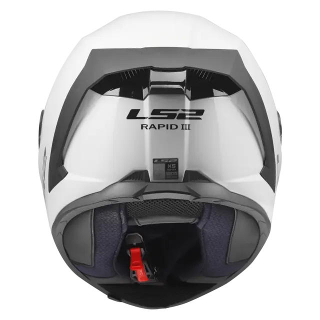 LS2 MC-Hjelm FF820 Rapid III Gloss Hvit 2XL 