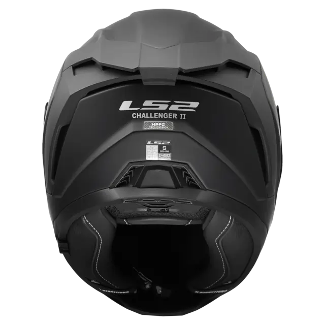 LS2 MC-Hjelm FF817 Challenger II Matt Svart S 