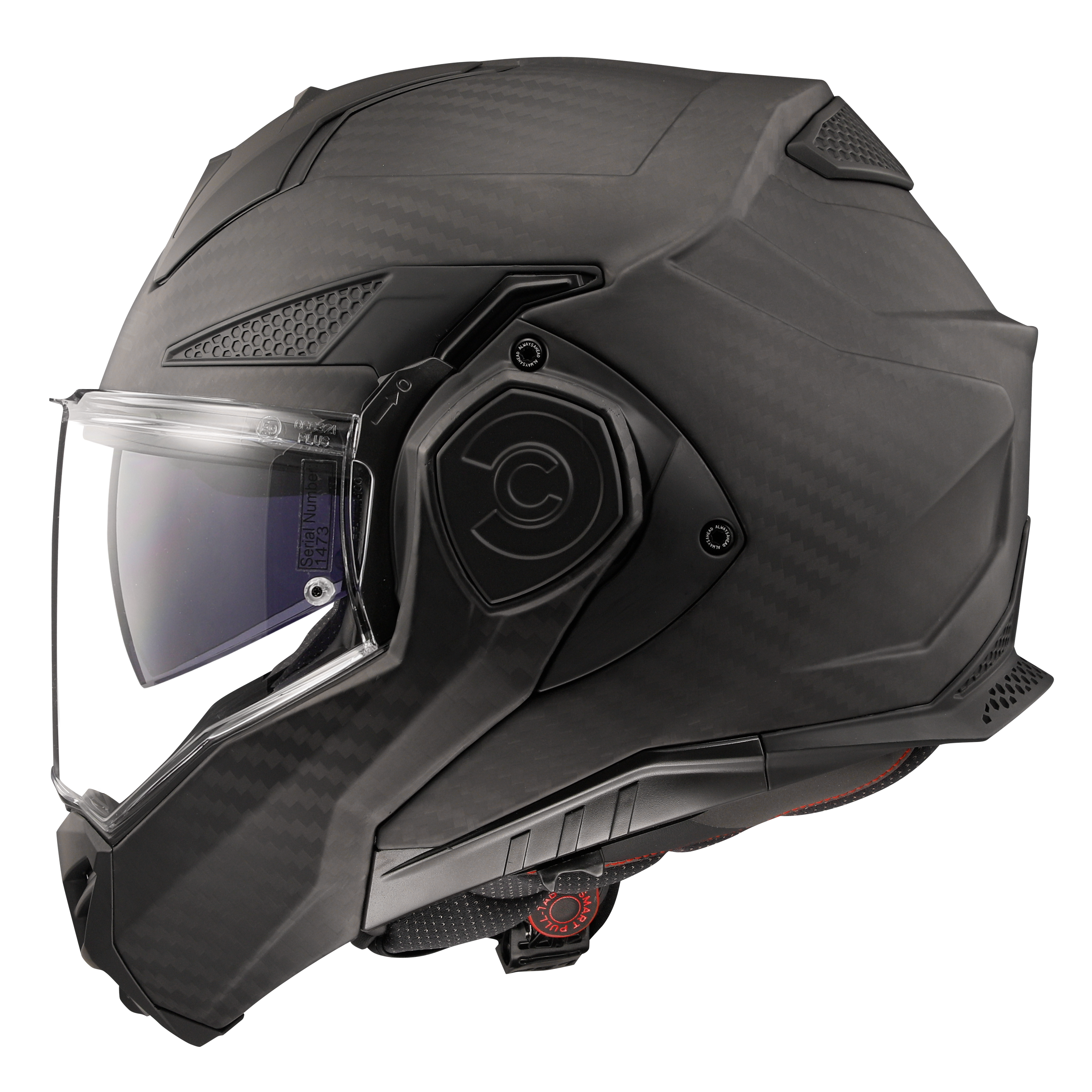 LS2 ÅpningsHjelm FF901 Advant X Matt Carbon 