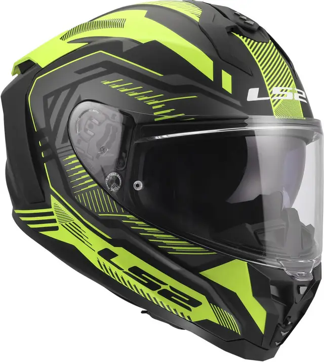 LS2 MC-Hjelm FF817 Challenger II Dravix Grå/ Gul 