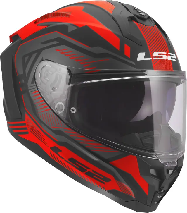 LS2 MC-Hjelm FF817 Challenger II Dravix Grå/ Rød 