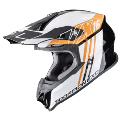 Scorpion VX-16 EVO AIR Svart/Oransj LIGNES Svart/Oransj