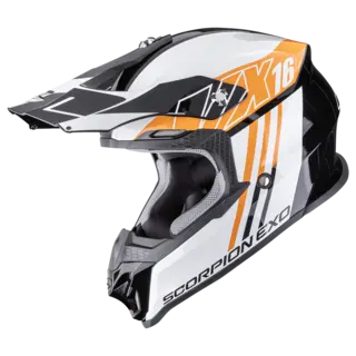 Scorpion VX-16 EVO AIR Svart/Oransj LIGNES Svart/Oransj