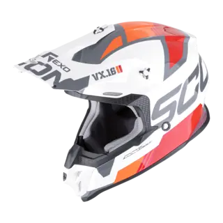 Scorpion VX-16 EVO Hvit/Oransj ANALOG Hvit/Oransj