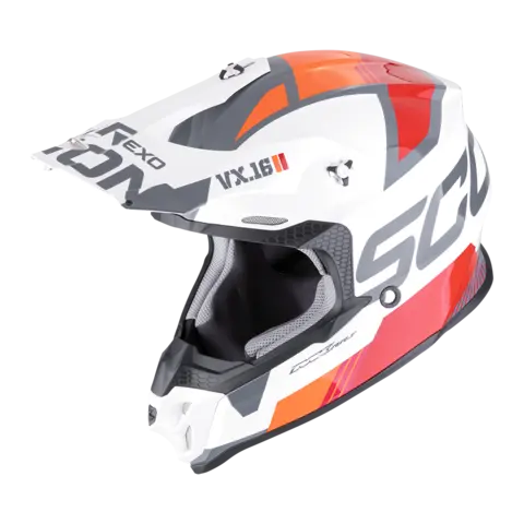 Scorpion VX-16 EVO Hvit/Oransj ANALOG Hvit/Oransj