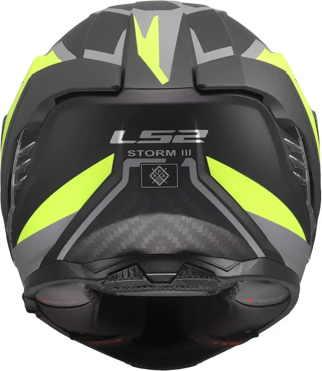 LS2 MC-Hjelm FF818 Storm III Dynamo Svart Hi-Vis Gul 