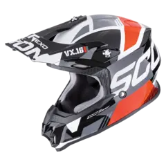 Scorpion VX-16 EVO Svart/Rød ANALOG Svart/Rød